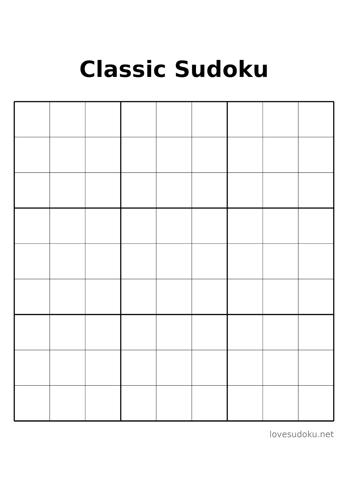 sudoku large print